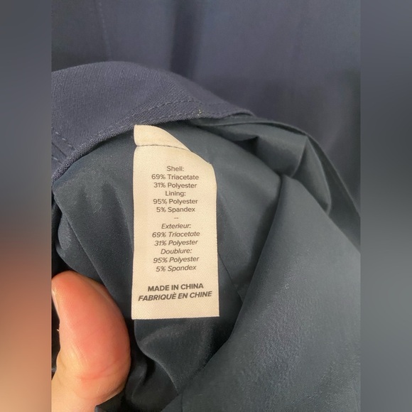 NWT Cinq a Sept Kirsty Mini Dress Navy Blue Size 6 - Picture 7 of 8